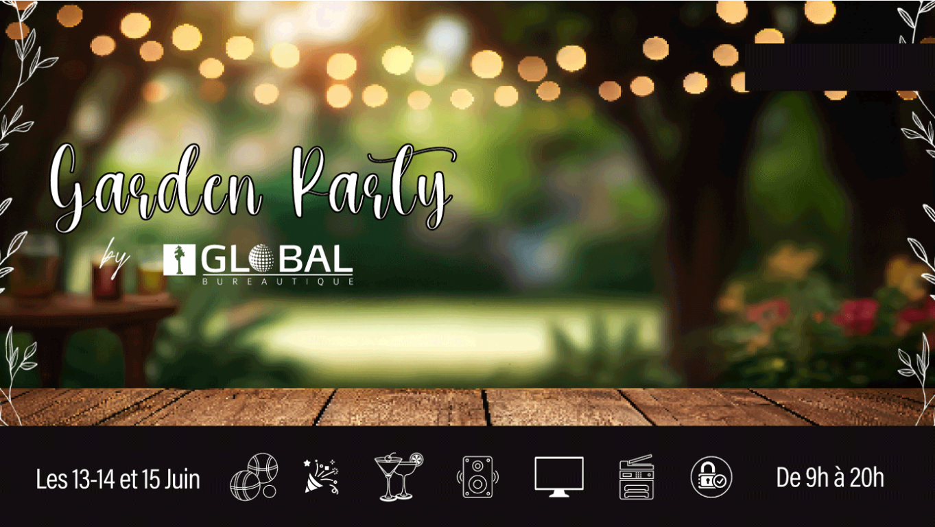 SAVE THE DATE | Garden Party by Global Bureautique