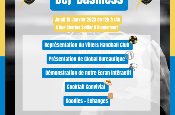 Déj' Business Villers Handball Club 🥐